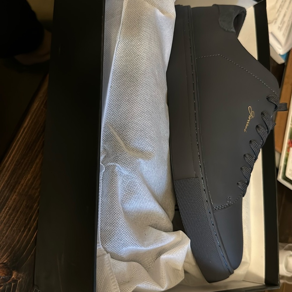 Brand new blue sneakers